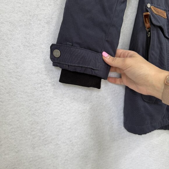 Columbia Jacket Womens Extra Small Hooded Parka Coat Flannel Lined XS WL4125 - Picture 5 of 13